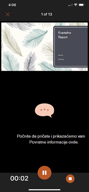 Odziv za početak razgovora