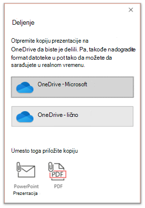Screenshot showing the PowerPoint Collaboration Screen