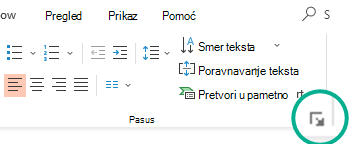 Otvorite dijalog 