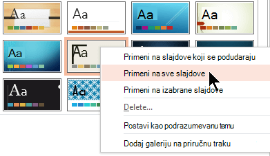Primeni na sve slajdove