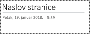 Preimenovanje stranice u programu OneNote za veb
