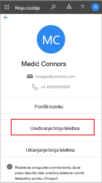 Izaberite stavku 
