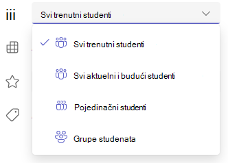 Trenutni studenti