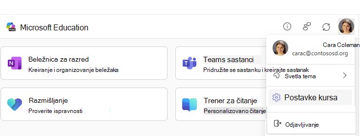 Stavka menija 