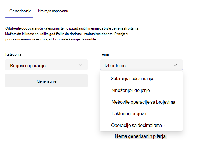 Snimak ekrana kartice 