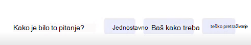 Snimak ekrana ocene.