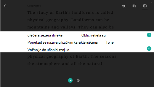 Snimak ekrana ikone correesponding.