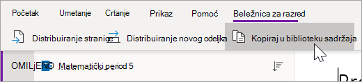 Izaberite stavku 