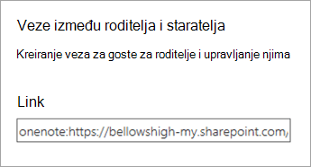 Hiperveza između veza nadređenog i staratelja u upravljanju beležnicama.