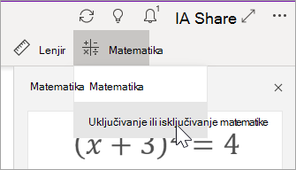 Uključivanje ili isključivanje matematike
