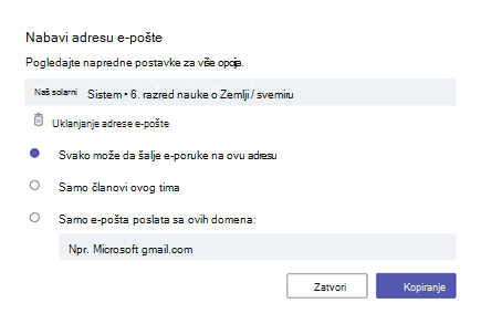 Preuzimanje e-pošte