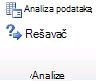Slika glavne trake programa Excel