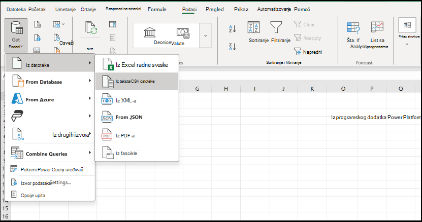 Ispravno otvaranje CSV UTF-8 datoteka u programu Excel | Microsoft Support