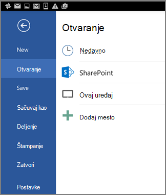 Otvori datoteku