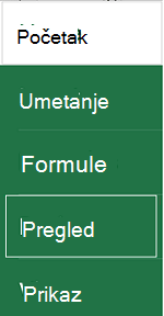 Dodirnite stavku 