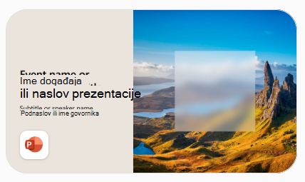 Primer PowerPoint predloška
