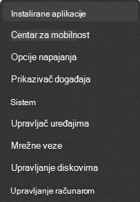Instalirane aplikacije