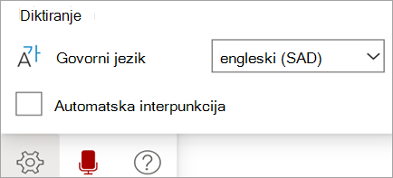 Prikazuje traku sa alatkama 