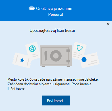 Lični trezor – prvi koraci