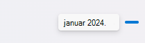 Scroll bar date overlay