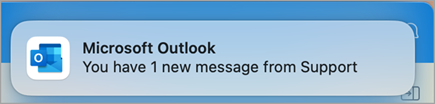 Obraćanje podršci u programu Outlook snimak ekrana četiri
