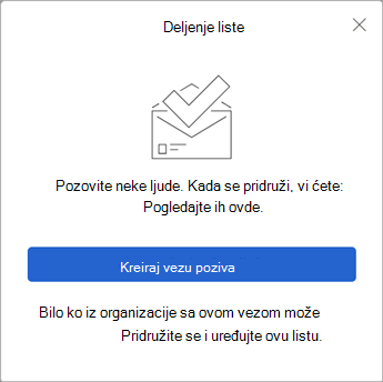 Kada izaberete opciju 