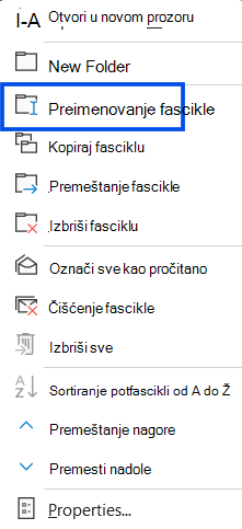 Snimak ekrana kursora koji se nalazi iznad dugmeta 