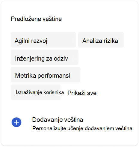 Veštine i Viva Learning