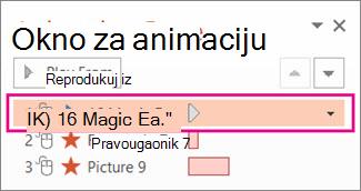 Zvučni klip treba da bude na prvom mestu
