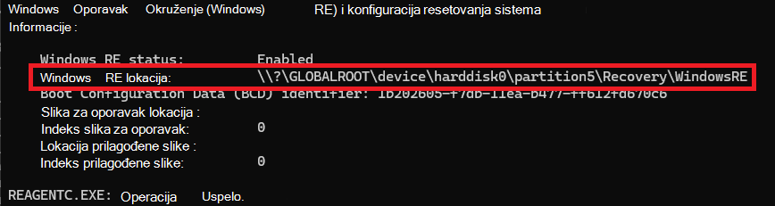 REAgentC Information Command