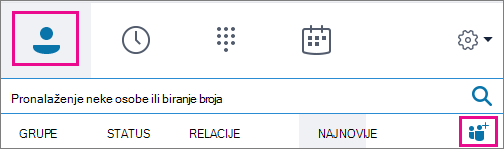 Odaberite ikonu 
