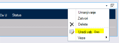 Edit Web Part command on Web Part menu