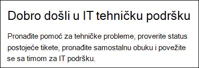 Pregled tekstualnog veb segmenta.