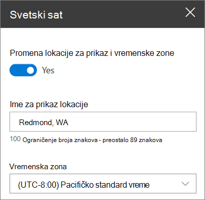 Okvir sa alatkama za veb segment 