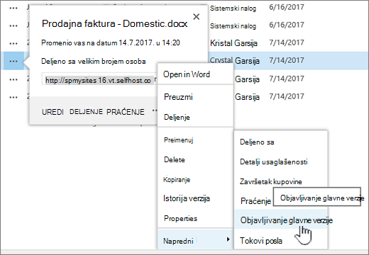 Izaberite stavku 