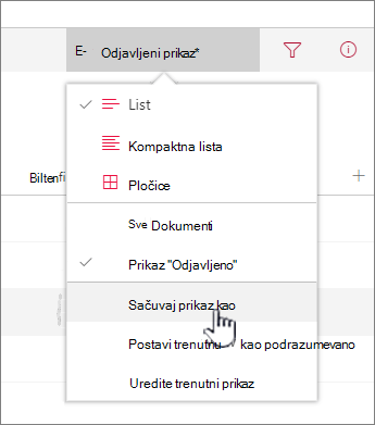 Kliknite na dugme 