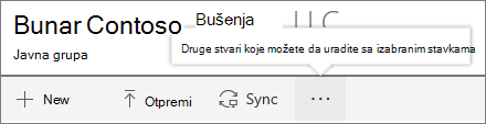 SharePoint Onine meni 