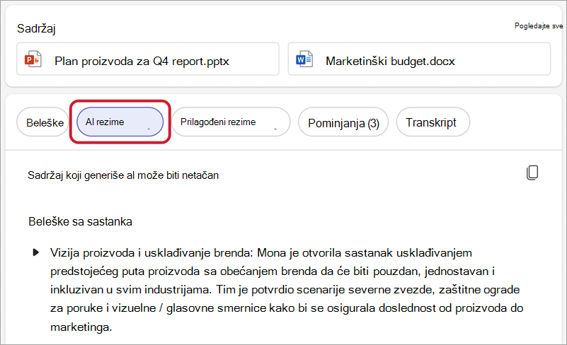 AI slika rezimea
