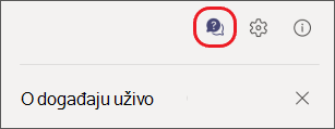 Ikona na vrhu okna