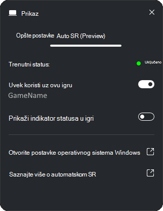 AutoSR pregled.
