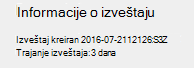 Opšte informacije o izveštaju o bežičnoj mreži