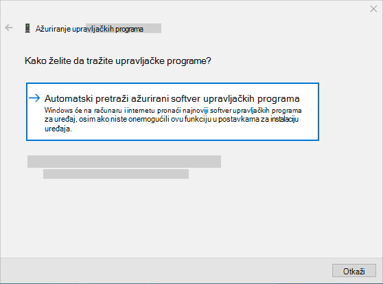 Automatski pretražite ažurirani softver upravljačkog programa da biste ažurirali upravljački program zvuka