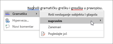 Office 365 Primer pravopisa & gramatike