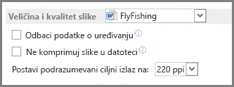 Word 2013 image size and quality options