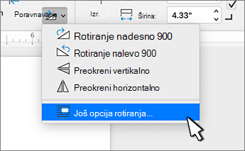 Stavka menija 