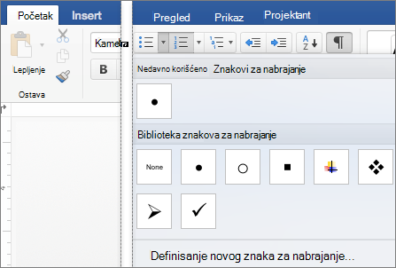 Prikazana je kartica 