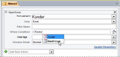 IntelliSense används när ett utryck anges