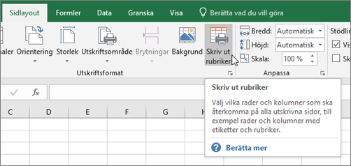 Utskriftsrubriker