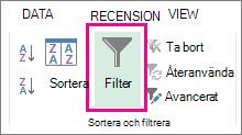 Filtrera-knappen