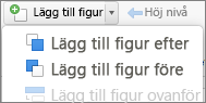 infoga figur före eller efter